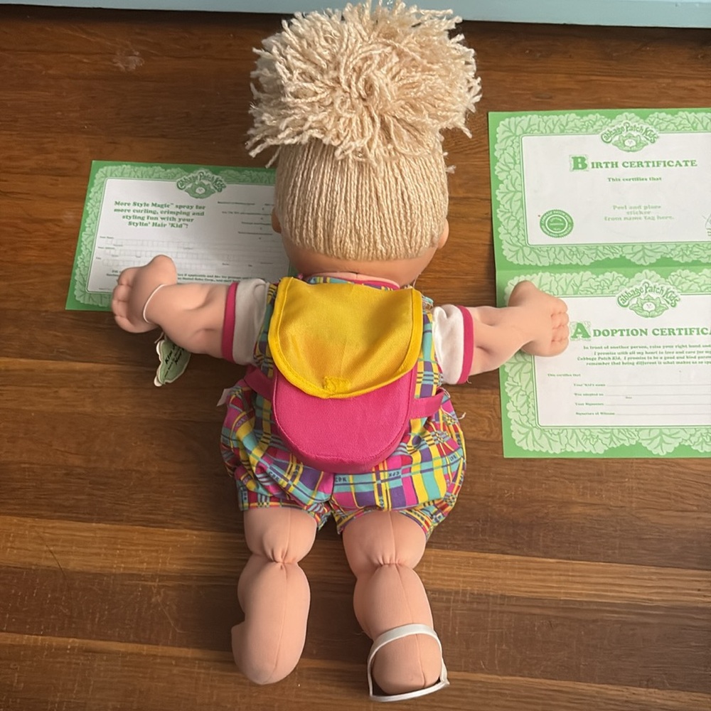 1996 Cabbage Patch Kid Snacktime Kid Works - Picture 5 of 14